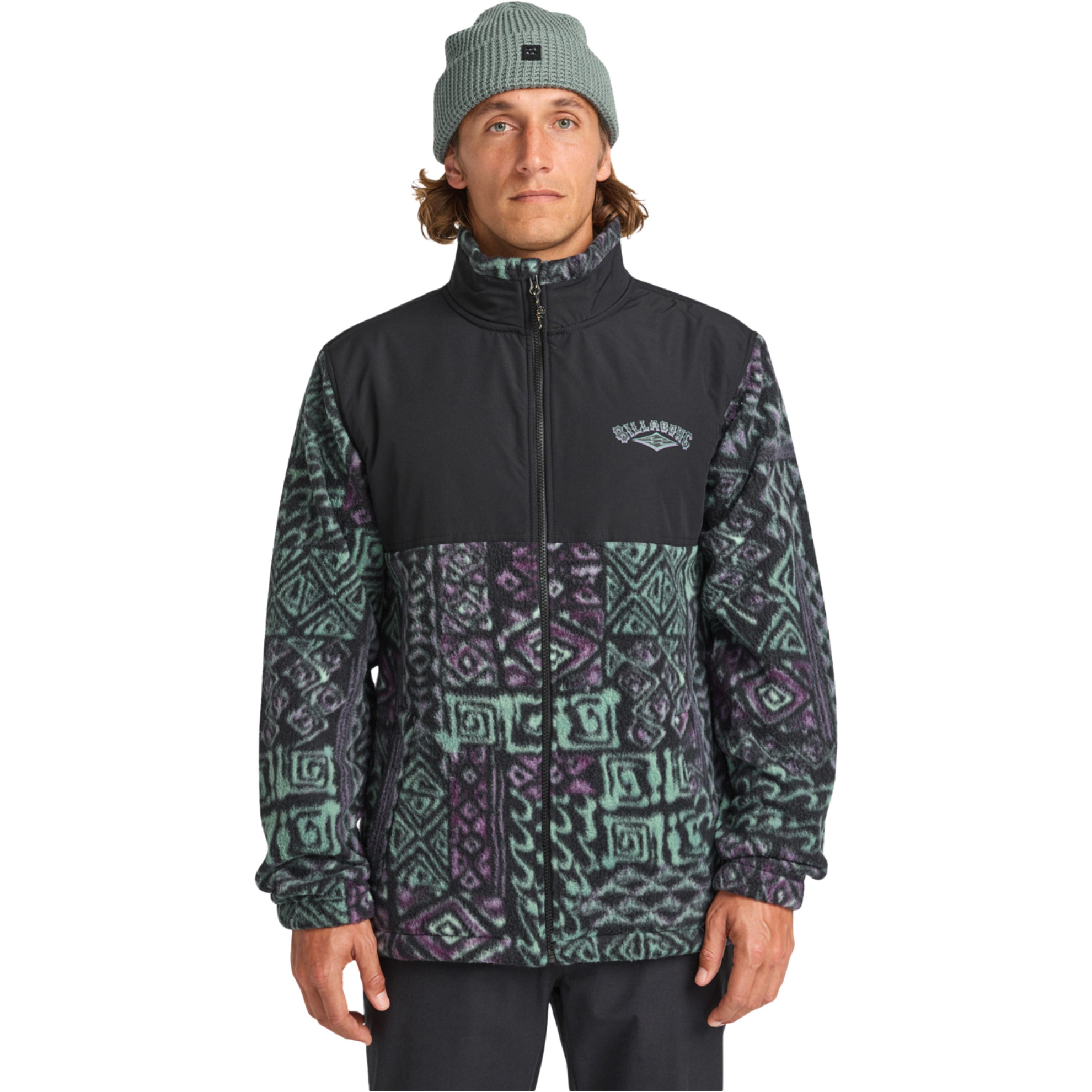 2025 Billabong Mens Boundary Re-Issue Fleece EBYFT00144 - Multi